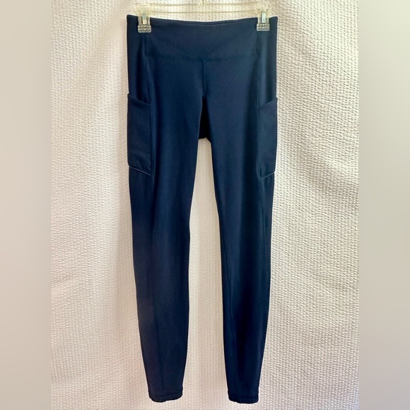 lululemon Women’s Navy Blue Leggings Size: 6 - Picture 1 of 5